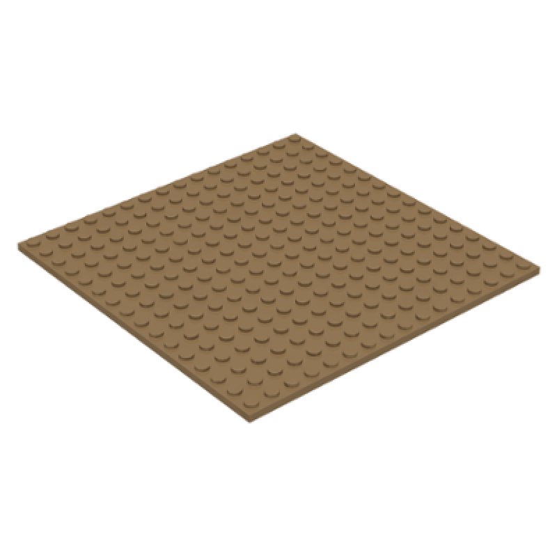 Plaat 16x16 Dark Tan